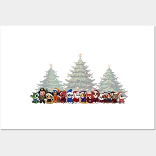 Trees CFB Mascots Christmas Posters and Art